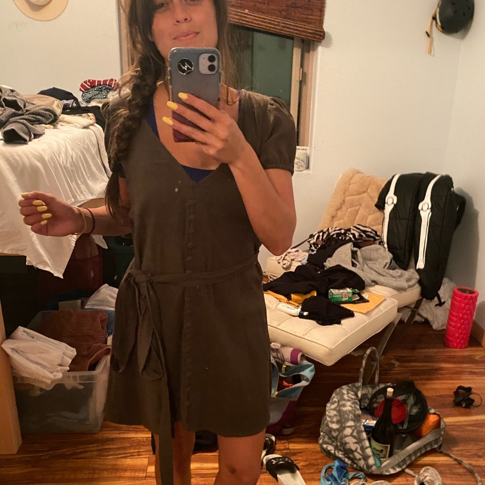 Front Button Dress - Picture 2 of 2